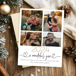 Cartão de Férias de Inverno Feliz Feriados de Inve