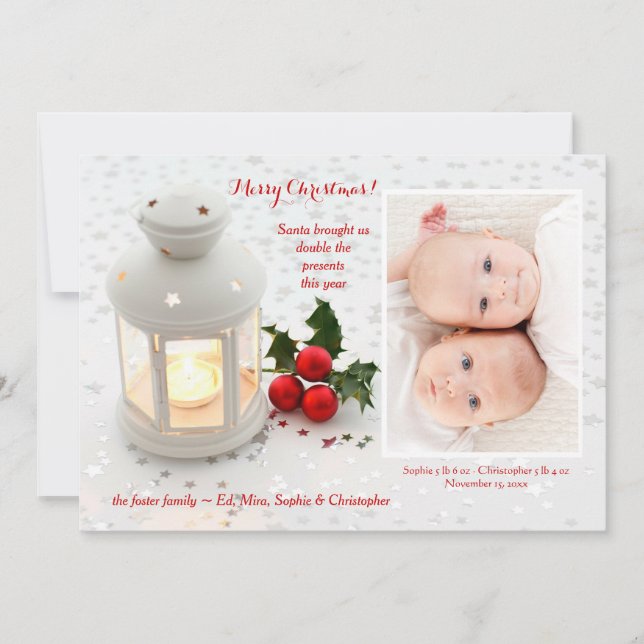 Cartão de Férias de Milagres (Frente)