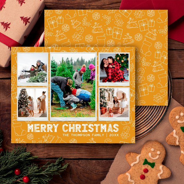 Cartão de Férias de Natal 5 Engraçado (Criador carregado)