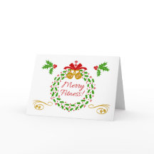 Cartão de Férias de Natal da Malhação de feliz