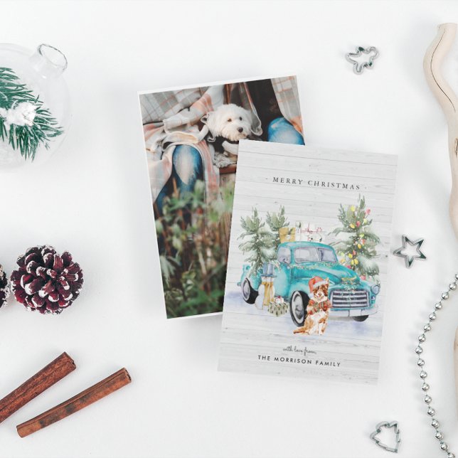 Cartão de Férias de Natal de Caminhão Russo (Criador carregado)