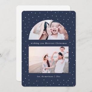 Cartão de Férias de Natal do Globo de Neve