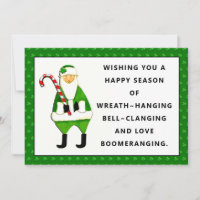 Cartão de Férias de Natal irlandês