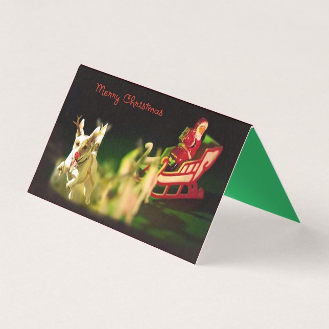 Cartão de Férias de Natal Jack Russell (Frente)