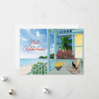 Cartão de Férias de Natal Mele Kalikimaka Hawaiin