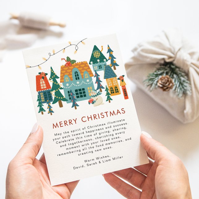 Cartão de Férias de Natal Merry (Criador carregado)