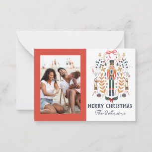 Cartão de Férias de Natal para o Nutcracker