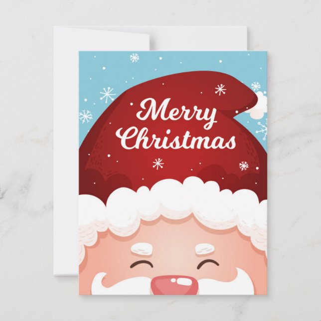 Cartão de Férias de Natal para Papais noeis Divert (Frente)