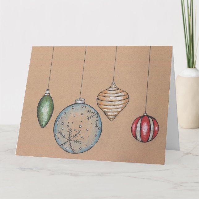 Cartão de Férias de Natal para Saudações da Estaçã (Frente)