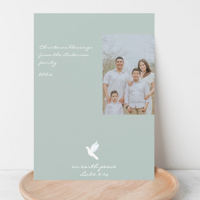 Cartão de Férias de Natal religioso moderno (Criador carregado)