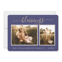 Cartão de Férias de Natal Rustic Berries