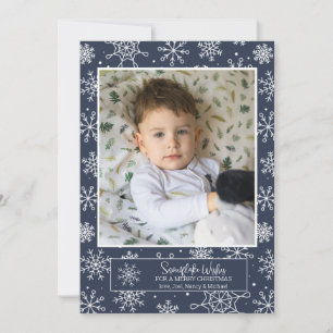 Cartão de Férias de Neve Flurry