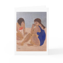 Cartão de Férias de Praia