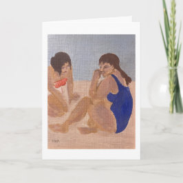 Cartão de Férias de Praia