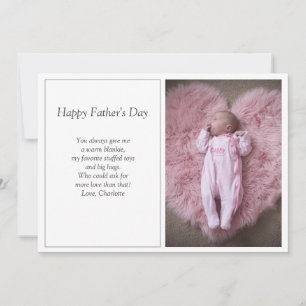 Cartão de Férias de Primeiro Dia de os pais