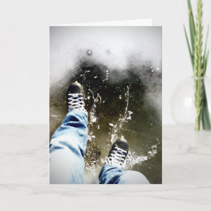 Cartão de Férias de skates - Motivo