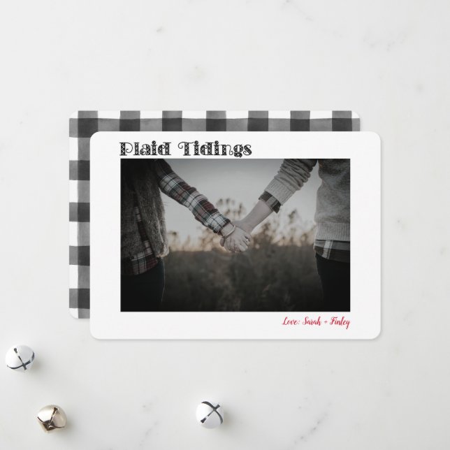 Cartão de Férias de Xadrez Buffalo 1 ou 2 (Frente/Verso In Situ)