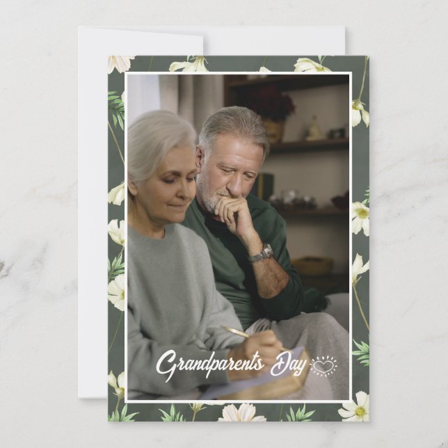Cartão de Férias do Dia dos Avós (Frente)