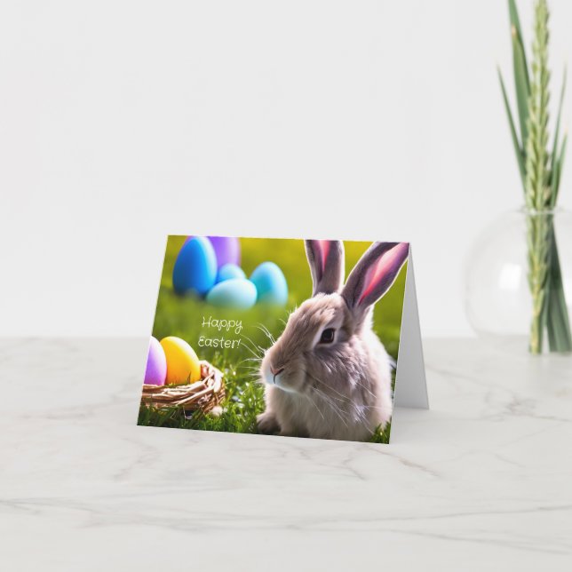 Cartão de Férias do felz pascoa (Frente)