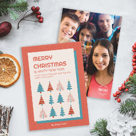 Cartão de Férias do Logotipo da Empresa de Natal C