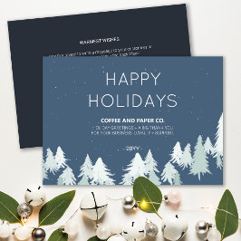 Cartão de Férias do Logotipo Empresarial do Xmas
