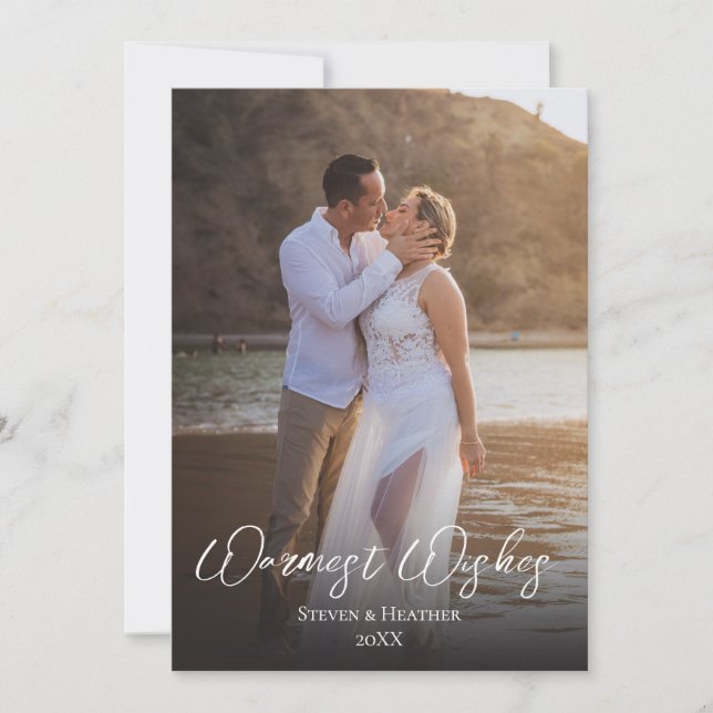 Cartão de Férias do mais quente casal (Frente)