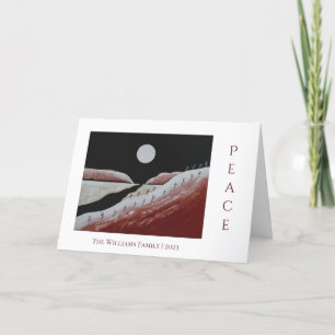 Cartão de Férias do Sudoeste do Deserto da Paz de