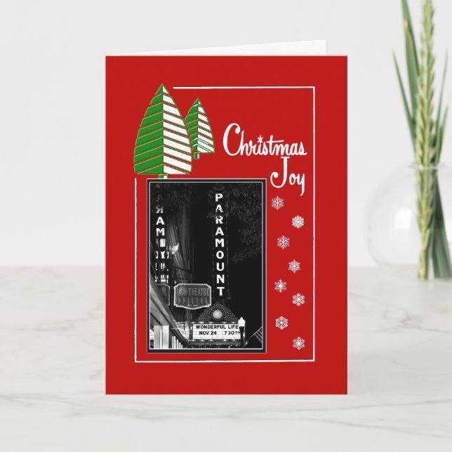 Cartão de férias do Teatro Paramount (Frente)