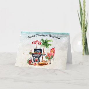 Cartão de Férias Dobrado de Natal australiano