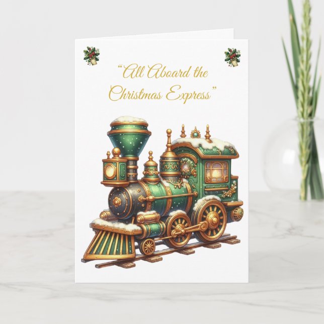 Cartão de Férias Dobrado - Esplendor de Natal Vito (Frente)