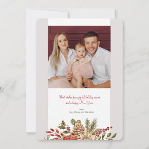 Cartão de Férias Elegância de Natal