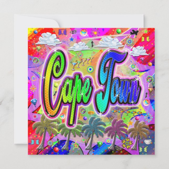 Cartão de Férias Express para o Vista da Cidade do (Frente)