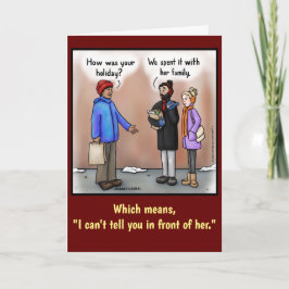 Cartão de Férias Feliz