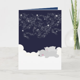 Cartão de Férias Feliz Cartão de Bear Polar de Nat