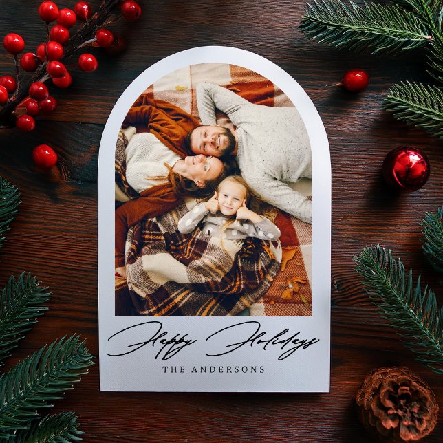 Cartão de Férias Feliz de Férias de Arch (Criador carregado)