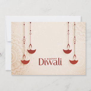 Cartão de Férias Feliz Diwali