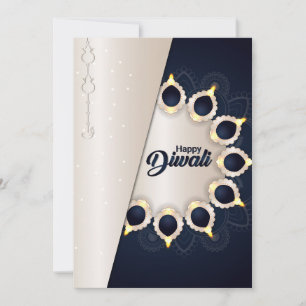 Cartão de Férias Feliz Diwali