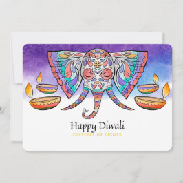 Cartão de Férias Feliz Diwali