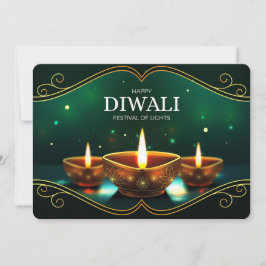 Cartão de Férias Feliz Diwali