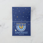 Cartão de Férias Feliz Hanukah Menorah Dreidel Rai<br><div class="desc">Nosso cartão de saudação Rainbow Menorah Hanukkah tem um design Rainbow popular que sacudir para se tornar um Hanukkah alegre/ Chanukah menorah. Com uma aspersão de estrelas judaicas de David, esta design moderna é uma maneira bela e divertida de desejar à família e aos amigos um Feliz Chanucá no estilo....</div>