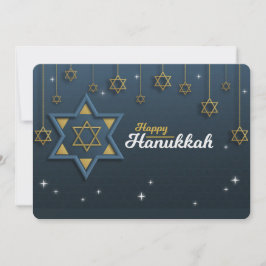 Cartão de Férias Feliz Hanukkah