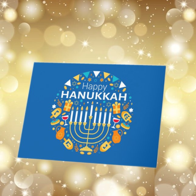Cartão de Férias Feliz Hanukkah (Criador carregado)