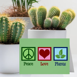 Cartão de Férias Feriado de Plantas Fábricas F