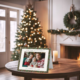 Cartão de Férias Folheto de Natal Moderno