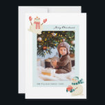 Cartão de Férias Fotográfico Snowman<br><div class="desc">Aproveite o espírito de feriado em estilo com nossa Cartão de Férias Snowman,  com ilustrações bonitas de bonitinho de neve,  com uma fotografia.</div>