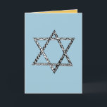 Cartão de férias Hanukkah<br><div class="desc">Esta forma de arte é uma maneira fácil de aprender, relaxante e divertida de criar belas imagens desenhando padrões estruturados. Quase qualquer um pode usá-la para criar belas imagens. Aumenta o foco e a criatividade, proporciona satisfação artística juntamente com um maior sentimento de bem-estar pessoal. É apreciada em todo o...</div>