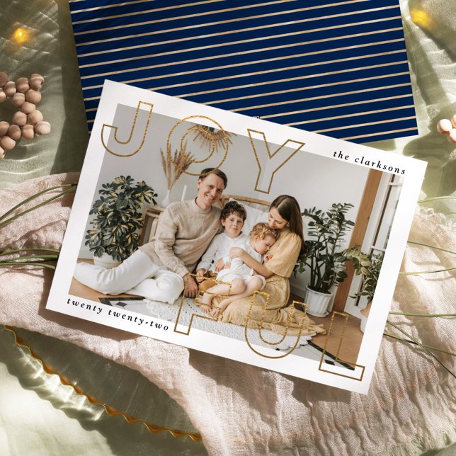 Cartão de Férias Joyful (Criador carregado)