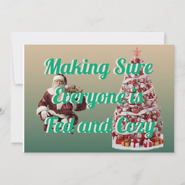 Cartão de Férias lindo para festa (Frente)