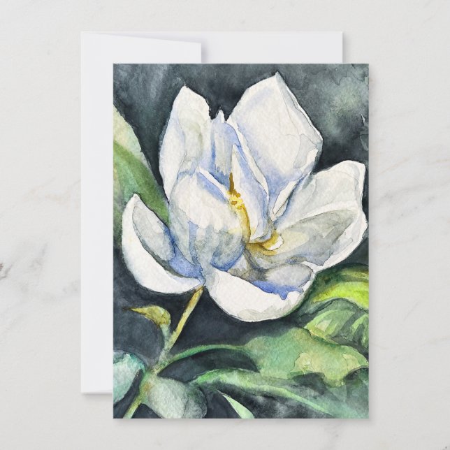 Cartão de Férias Magnolia de Setembro Doce (Frente)