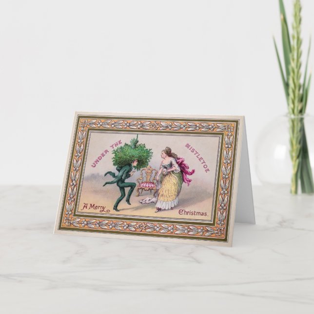 Cartão de Férias Misterioso Vitoriano (Frente)